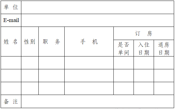 回执表